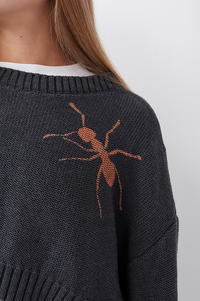 Джемпер кроп бавовняний Мураха (СВ 63)